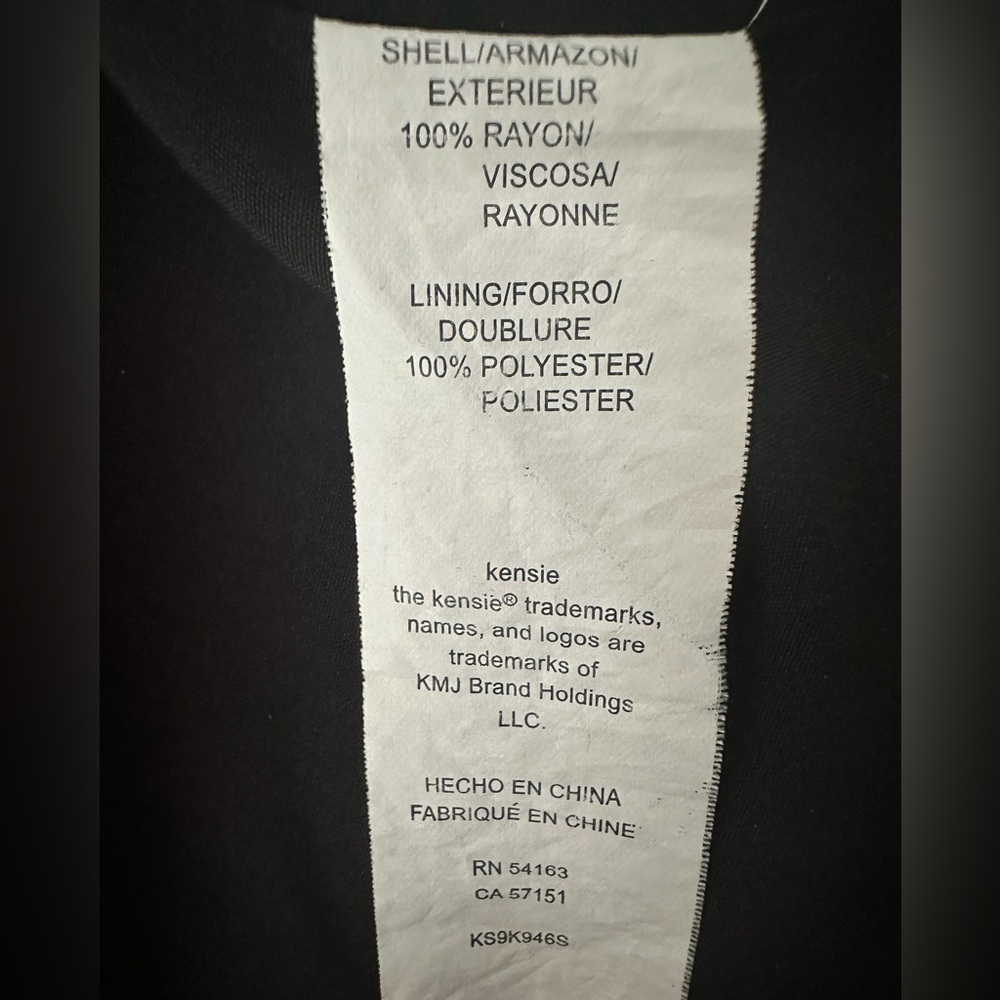 Kensie Black Floral Dress - Picture 8 of 8